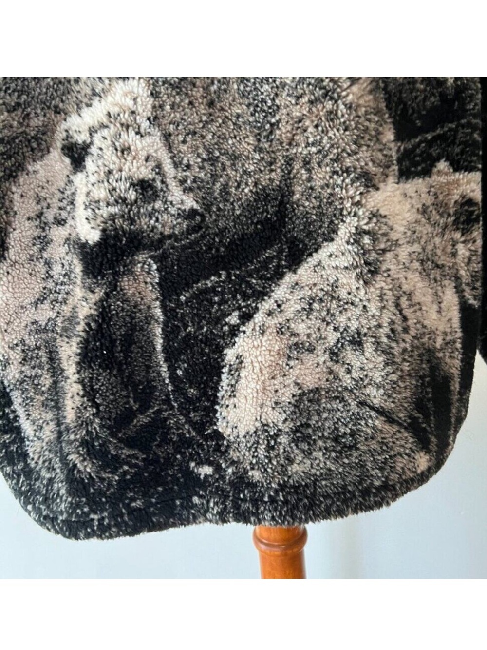 Vintage Jacket Medium 90s Small Fleece Womens Sweater Fall Y2K Unisex Bear Trees